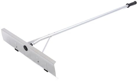 ciciglow Rastrillo para Techo de Nieve, Rastrillo para Quitar Nieve del Techo con Ruedas Ajustable de 4,8 Pies a 19,9 Pies Mango Extensible Herramienta de Eliminación de Nieve Desmontable