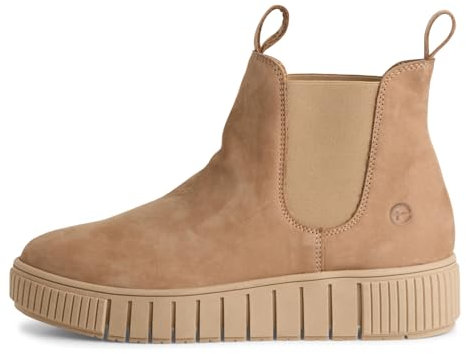 Tamaris Damen Chelsea Leder Wechselfußbett; CAMEL, EU 41
