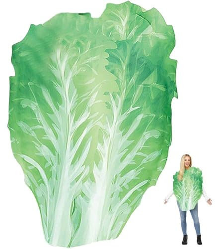 Lustiges Vegetarisches Kostüm -essen Outfit Erwachsene Gemüsekostüm Halloween Kostüm Für Frauen Und Männer Cosplay Party