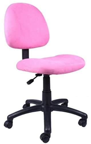 Sedia da ufficio in microfibra rosa Deluxe Posture Chair Desk Chair Gaming Chair