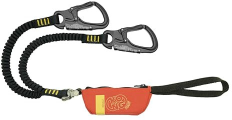 Kong. Medale 360. Set da Ferrata con fettuccia elastica da 20 mm e connettori Tango a doppia leva di sicurezza. Versione con Girello