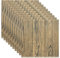 10 piezas de papel pintado de madera autoadhesivo 3D, decoración de bricolaje, impermeable, autoadhesivo, decorativo, para paredes, pegatinas de pared, paneles de espuma suave, 350 x 350 mm, paneles