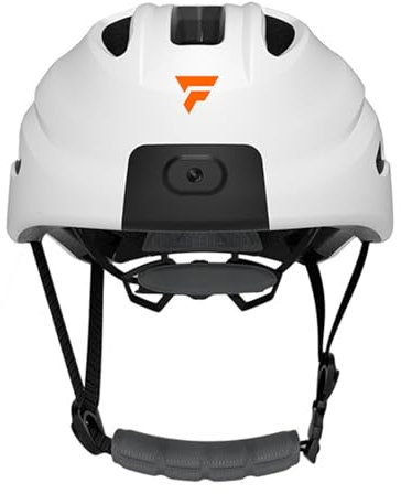 Kavolet Motocrosshelme, Intelligenter Fahrradhelm mit 1080P-Kamera, WLAN, kabellose Sicherheitskappen mit Rücklicht, Erwachsener Motorrad Downhill Helm Motorradhelm 54~58 cm