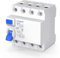 CHENGPI Interruptor Diferencial, Interruptor FI, Tipo A 40A, 300mA, 4P, Interruptor Diferencial Auto Rearmable, Interruptor Diferencial Rearme Automatico