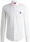 HUGO Hommes Ermo Chemise Slim en Coton Stretch avec Logo revisité