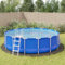 Pool-Bodentuch hellgrau Ø550 cm Polyester Geotextil
