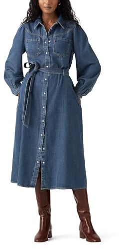 Levi's Journey Ls Maxi Dress Celestial Blue