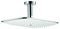 hansgrohe PuraVida Duschkopf, Kopfbrause für Deckenmontage, Weiß/Chrom