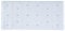 AQUALONA® Luxury Bath Mat, Anti-Mould Non-Slip Bathtub Mat – Textured Surface, Suction Cups – Roman, White 74 x 34cm