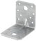Alberts 837556 Schwerlast-Winkelverbinder mit Sicke | Handwerkerpack | sendzimirverzinkt | 70 x 70 x 55 mm | 50er Set