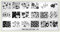 MoYou-London Nageldesign THE PRO Schablonen 09 - Nagelstempelset aus Stahl und Kunststoff - Kit mit Nagellack, MoYou Stempel und Schaber, MoYou Schablonen - Nagelstencil-Set