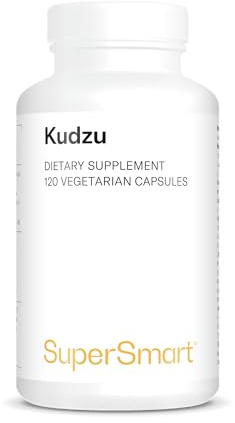 Supersmart - Kudzu Extract Vollspektrum - Leistungsstarkes Kräuterextrakt Antioxidans - Für ein gesundes Herz-Kreislauf-System | Nicht GVO & Glutenfrei - 120 vegetarische Kapseln