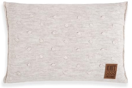 Knit Factory - Noa Kissen - Beige - 60x40 cm