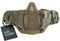 OneTigris Faltbare halbe Gesichtsschutz Maske Mesh Maske für Softair Paintball CS (Multicam)