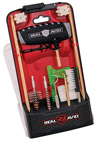 RealAvid Unisex-Adult Gun Boss Pro AR15 Cleaning Kit, Clear red, no Size