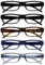 The Reading Glasses Company OPULIZE ACE Lesebrille für Damen und Herren - 5er-Pack - Schmaler Rechteckiger Rahmen - Komfort Federscharniere - Kratzfest - Schwarz Braun Schildpatt Blau Grau +3.50