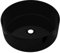 vidaXL Lavabo Rond Céramique Noir 40x15 cm Vasque Evier Salle de Bain Toilette