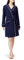 Amazon Essentials Damen Leichter Waffel-Bademantel, Mittellang (Erhältlich In Übergröße), Marineblau, XS