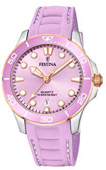 Festina Femmes Analogique Quartz Japonais Montre avec Bracelet en Silicone F20502/3