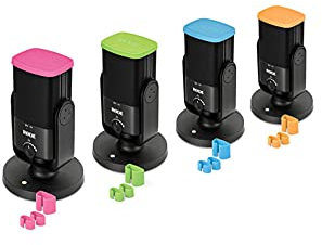 RØDE COLORS Set 1 for the NT-USB Mini Pink Green Blue Orange RØDE Covers Caps Clips