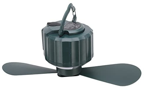 Ventilador Portátil para Acampar de 10400 MAh, Ventiladores para Tiendas de Campaña Al Aire Libre con Control Remoto de Linterna LED, Ventilador de Techo con Batería Recargable USB, 3 Velocidades, 3 B