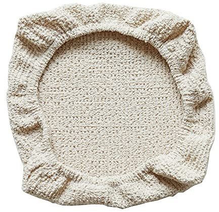 Couverture de Tabouret Carré Housse Pouf Tabouret Pour De Ottoman Repose-pieds Extensibles Housse Chaise de Piano Protection Couvre Canapé Couverture Repose-pied ( Color : Beige , Size : 2 pièces )