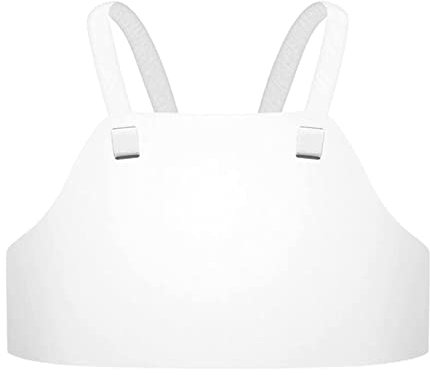 Ronyme Brustschutz Karate Verstellbarer Riemen Fechten Sportschutz für Schwere Schläge, Männer XL 100cm+