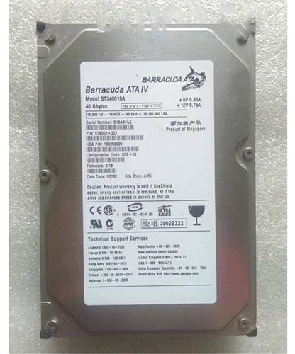 MIDTY 98 % HDD für 40 GB 3,5 Zoll IDE 2 MB 7200 U/min für interne HDD für Desktop HDD für ST340016A