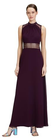 Vera Mont Damen 0104/4825 Kleid, Glänzendes Aubergine, 70
