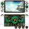 DLseego Schutzhülle für Switch OLED neues Modell, andockbare Hartschale, niedliche Schutzhülle für Joycon Controller mit 4 Daumengriff-Kappen – Goldenes Schwert