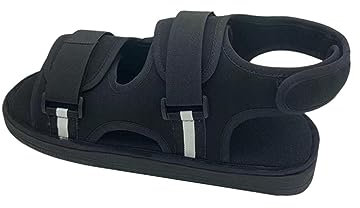 yuwqqoajv Comode scarpe post-avvio per fratture, scarpe fisse, bretelle antiscivolo, l