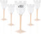 Table'Colors Lot de 100 Verres A Pied Plastique Lavable et Reutilisable - Emboitage Parfait, Grande Stabilité, Idéal Mariage, Anniversaire, Réceptions - Contenance 16cl (Ivoire)