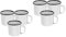 BESTonZON 6pezzi Tazze Smalto Retro Tazzine Vintage Per Tè Caffè e Bevande Bicchieri Da Festa e -nic Stile Unico e Resistente