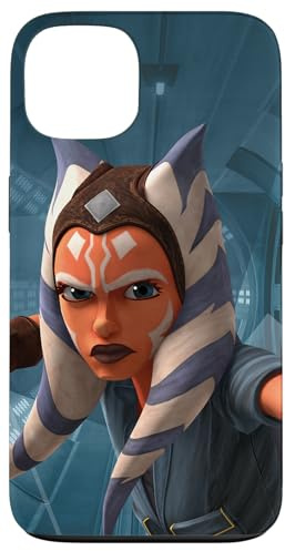 Star Wars Die Klonkriege Ahsoka Tano Blau Hülle für iPhone 13