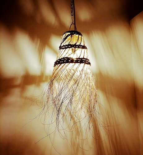 Generico Lustre En Paille Naturelle Suspension Maroc À La Main Decor 2403211008, MU2403211008