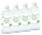 Kuno - Geschirrspülmittel, biologisch abbaubar, vegan, Lemongrass, hautpflegend durch Urea, entfettet, flüssig, ergiebig und stark (500 ml, 4er Pack)