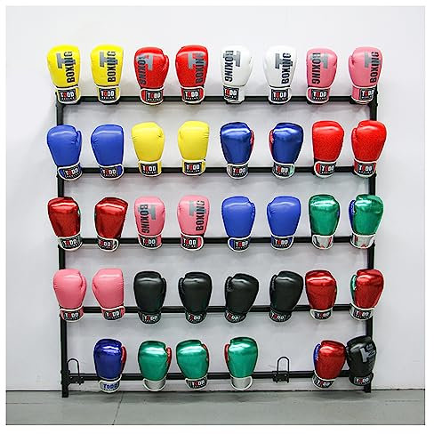 Boxing Glove Rack Professional Hanging Display Stand for Gym Training Facility - Glove Storage Rack Gym