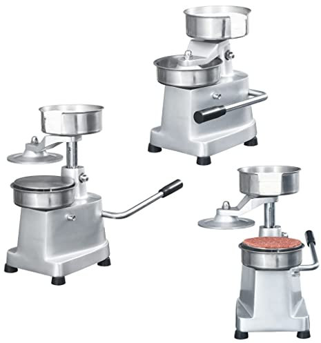 Juroupi Hamburgerpresse mit 500 Trennpapieren Aluminium 13 cm Burger Pattie Presse Smash