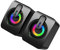 CAXUSD Wired Gaming Speakers Speakers Power Rgb Led Lights Bass Reflex Easy Volume Control