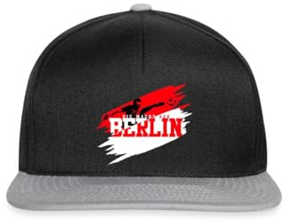 Spreadshirt Die Macht Aus Berlin Rot-Weiß Fußball Fan Snapback Cap