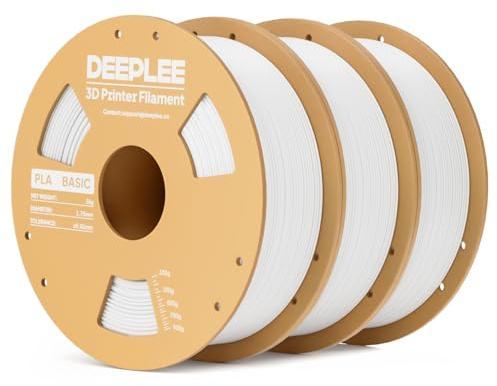 DEEPLEE Basic PLA Filament 1.75mm Weiß 3KG