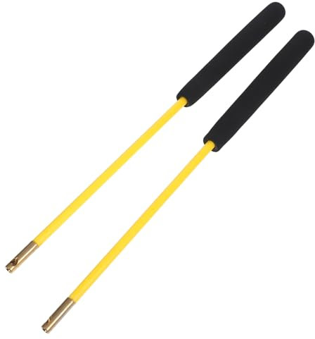 Hemobllo Baguettes de Diabolo Antidérapantes pour Personnes Âgées Lot de 2 Bâtons de Jonglerie pour Fitness pour Activités Intérieures et Extérieures