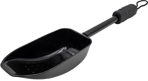 BAT Tackle Futterschaufel mit Stab – Groundbaiter Futterkelle mit Carbonstab & Eva-Griff – Baiting Spoon für Boilies, Partikel, Groundbait – Futterhilfe für Karpfenangler