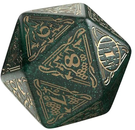 The Hobbit Spindown D20 - Verdant TCG Jumbo Die