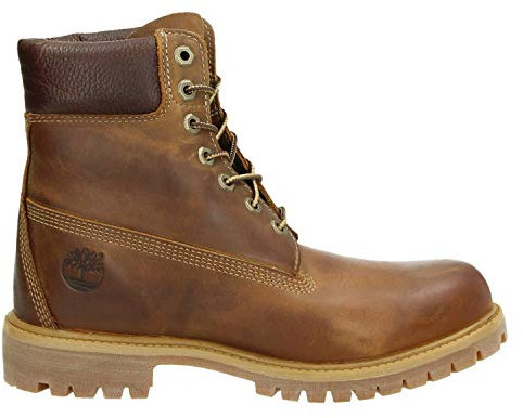 Timberland Heritage 6 Premium Waterproof (Wide Fit) - Stivali Classici Uomo, Marrone (Brown Burnished Full Grain), 40 EU