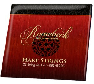 Roosebeck Harp String Set, 22, C - C