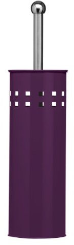 Toilet Brush, Purple, Square Design