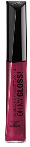 Manhattan Oh my Gloss, Lipgloss 410 Fierce Red, feuchtigkeitsspendend
