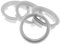 4X Zentrierringe 63,4 x 56,1 mm transparent Felgen Ringe Made in Germany