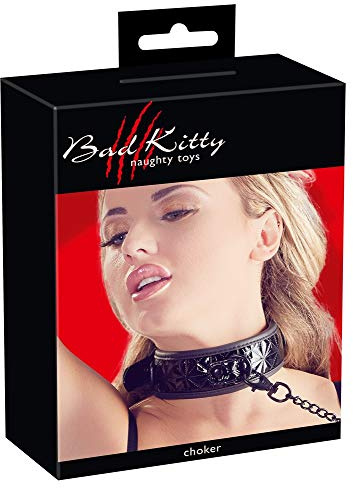LOVE Bad Kitty Halsfessel und Leine, 2 Stück